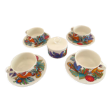 Set of coffee cups and the sugar bowl Acapulco of Villeroy and Boch