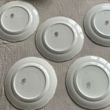 5 dessert plates Orchies Moulin des Loups