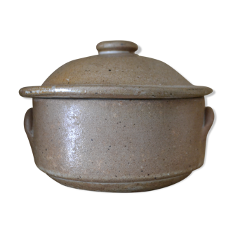 Artisanal sandstone sugar bowl