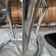 Table ovale Pierre Charon 1970