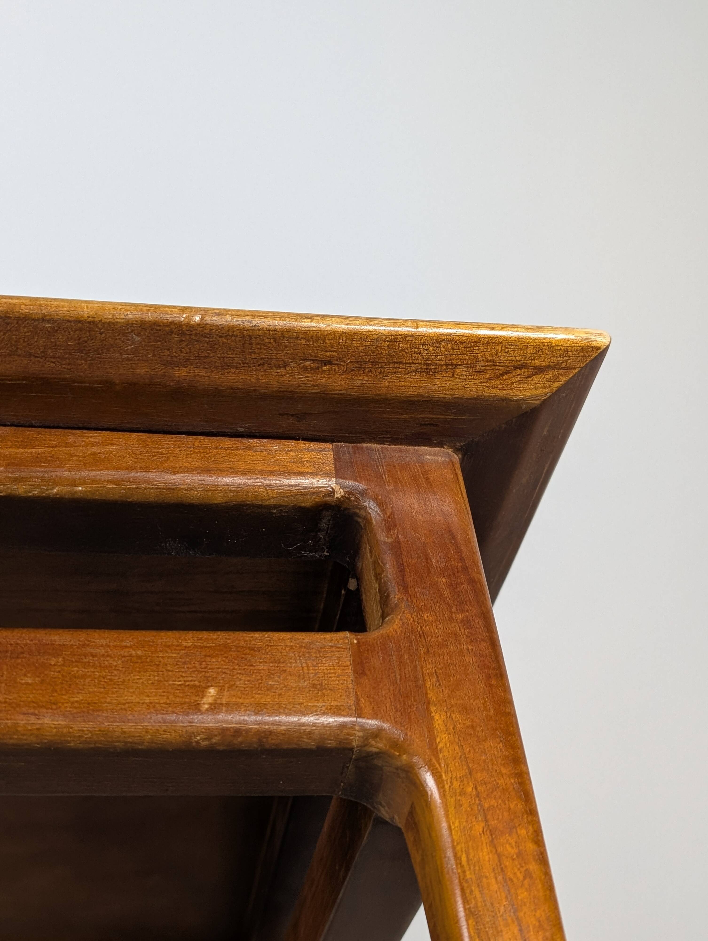 Scandinavian Modern Large Danish Teak Coffee Table 1950s