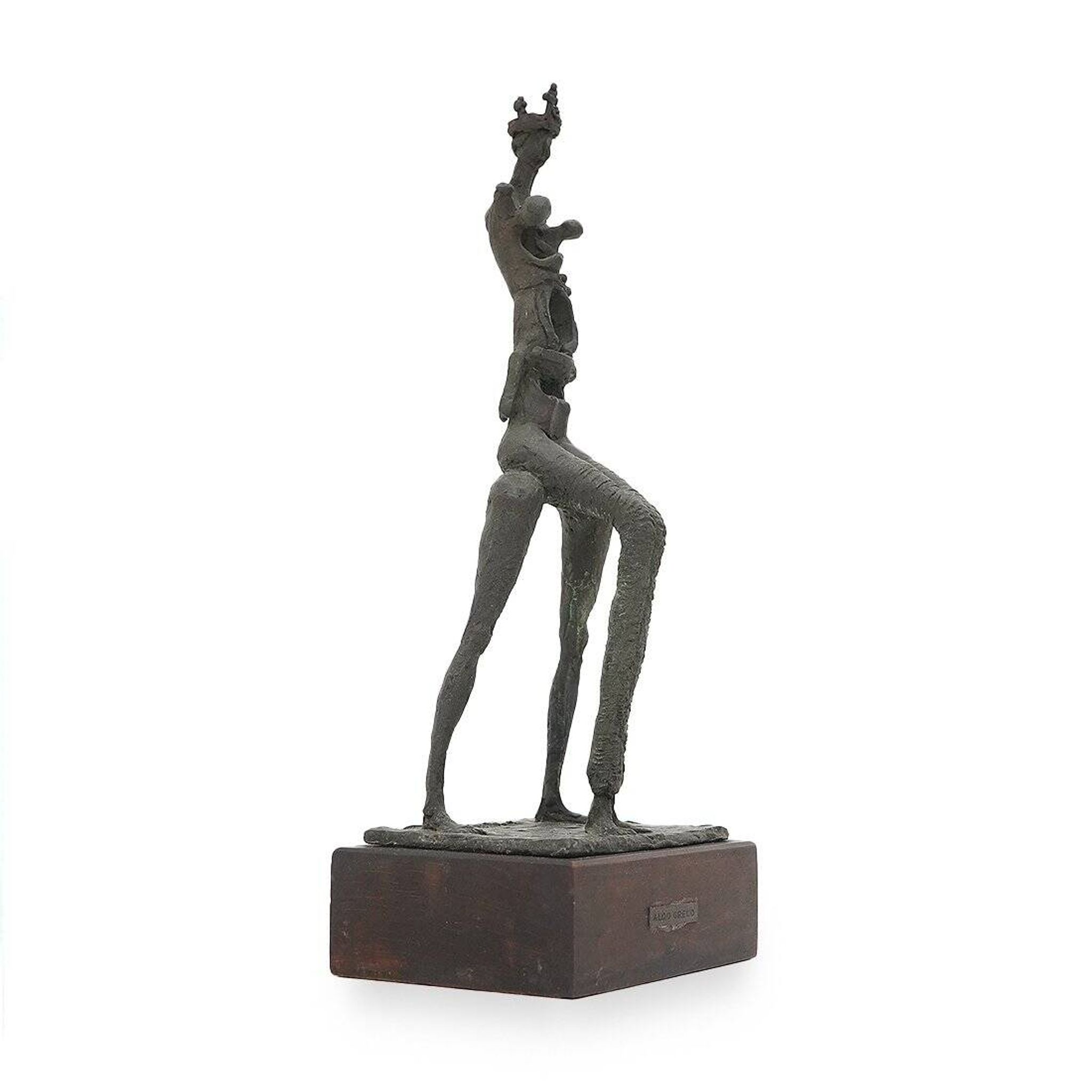 Bronze sculpture of the Queen by Aldo Greco, 1960s.