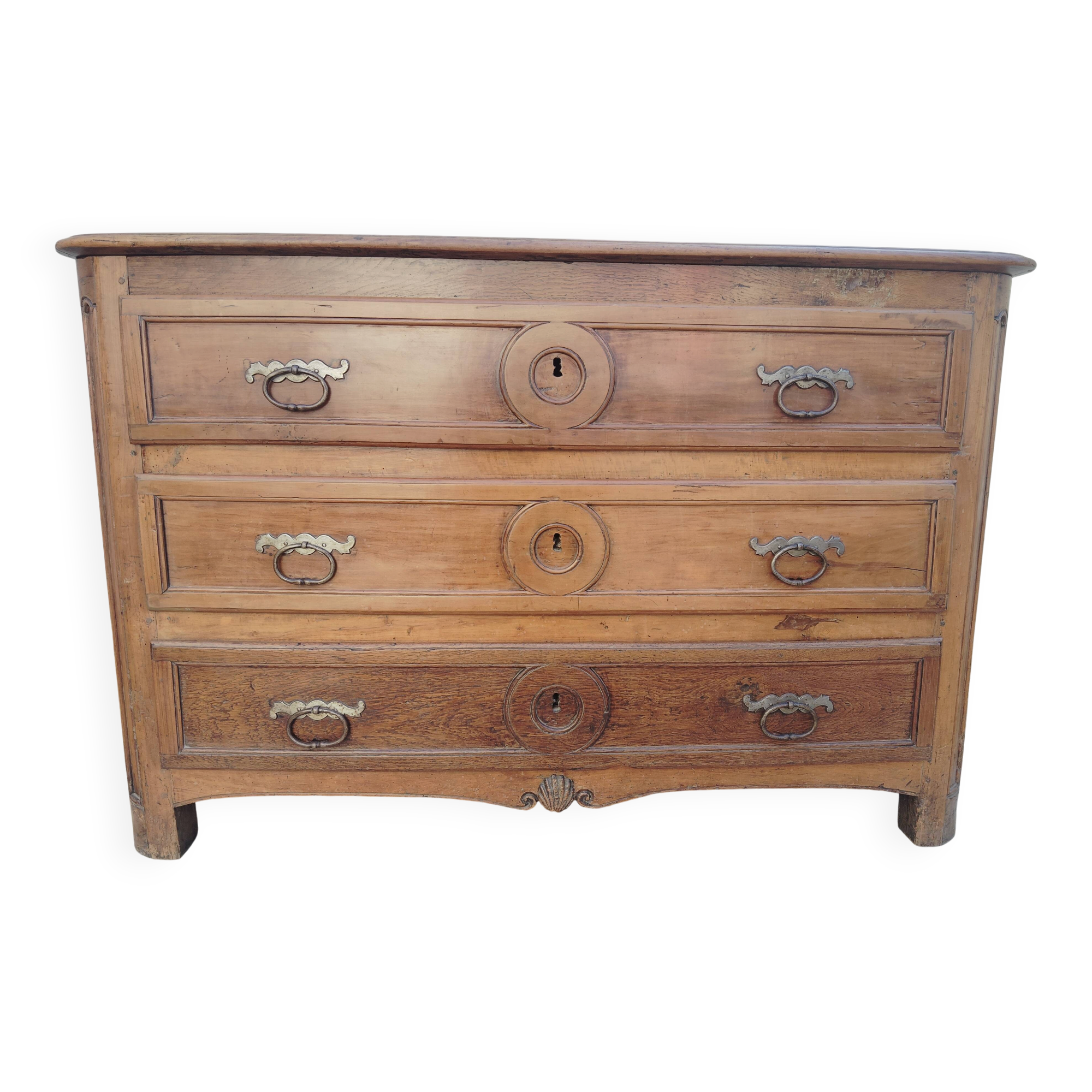 Commode XVIII façade half-moon