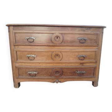 Commode XVIII façade 1/2 lune