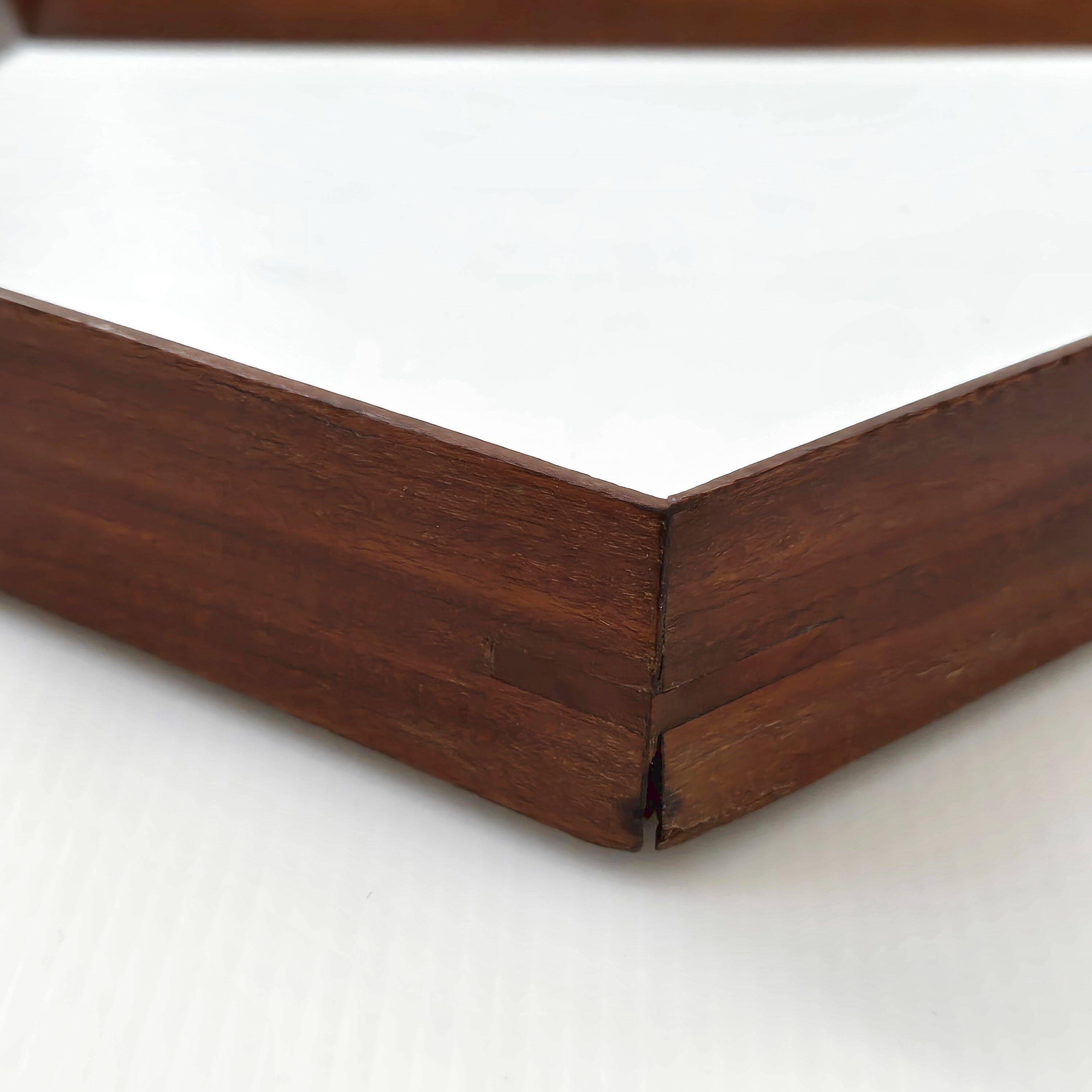 Vintage teak mirror 1960