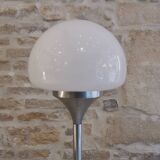 Chrome and Italian glass floor lamp, 1970