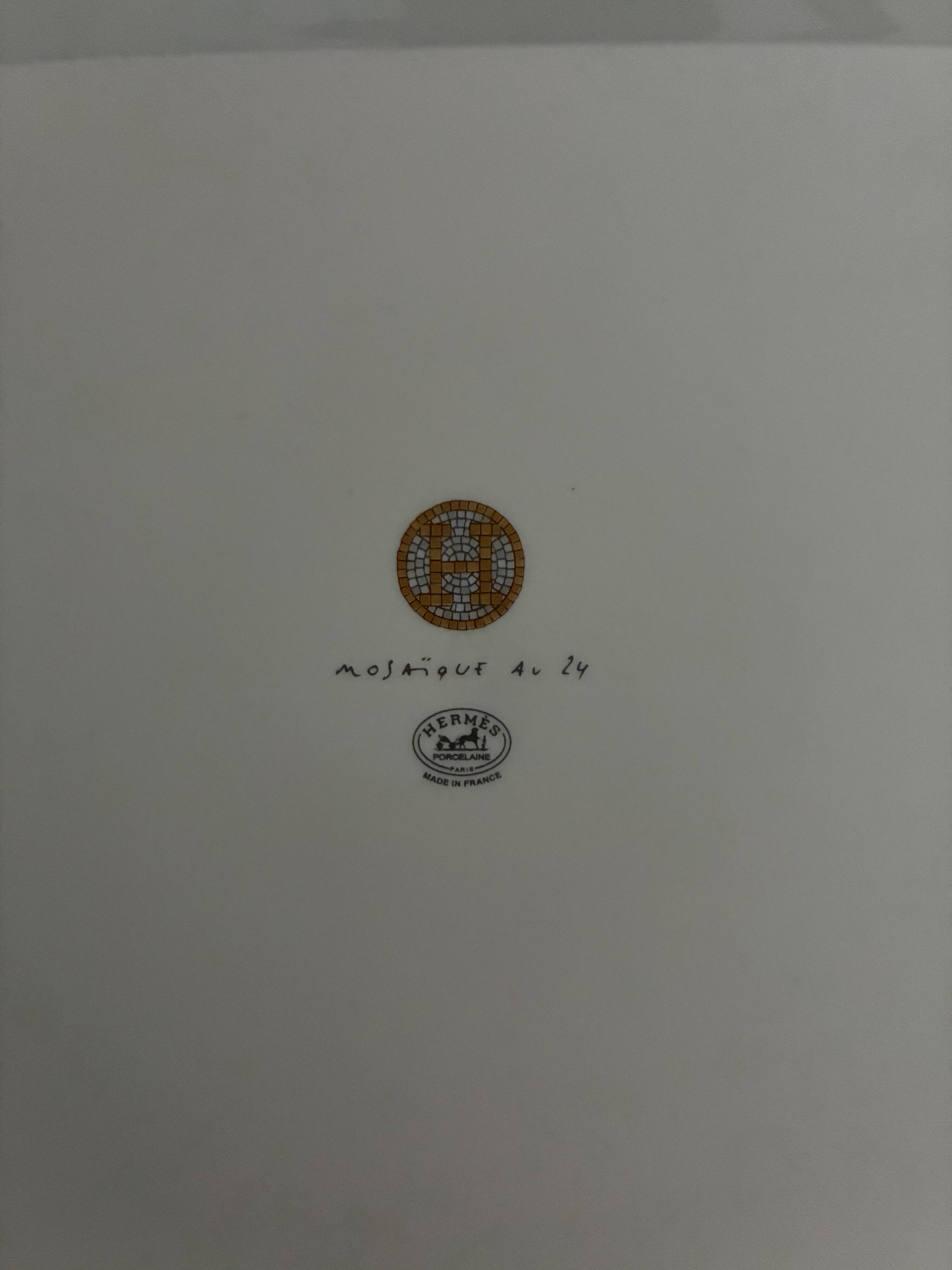 Hermès plate - mosaic