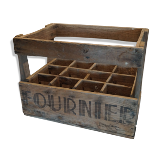 Old bottles wooden door