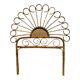 Bamboo and rattan headboard, handcrafted on the Côte d'Azur, 1960
