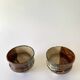 Duo of enamelled earthenware pots, Tunisia