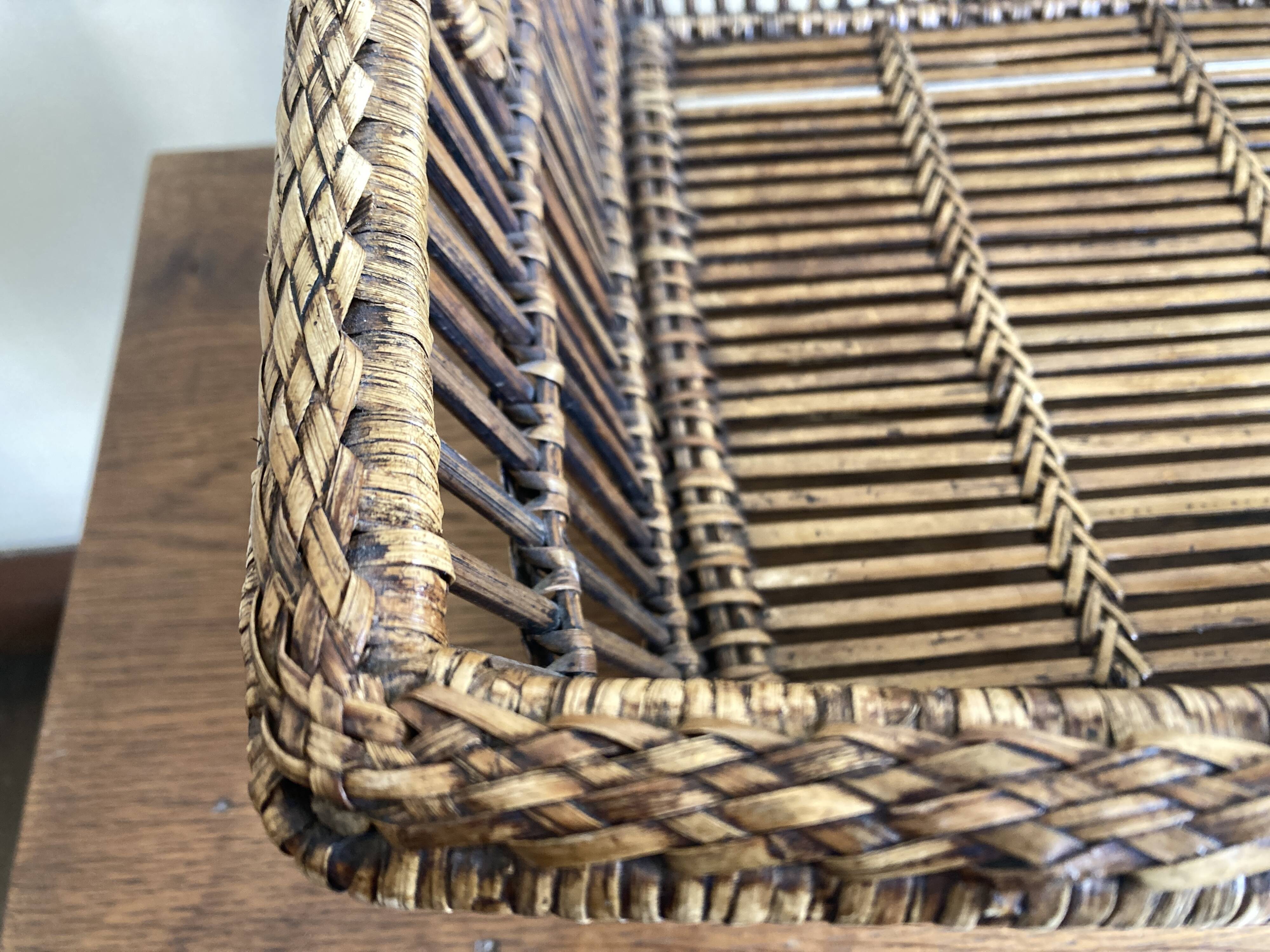 XXL wicker basket 1930s