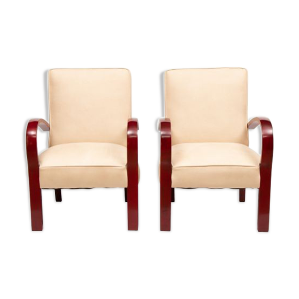 Pair of Art Deco armchairs