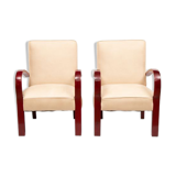 Pair of Art Deco armchairs