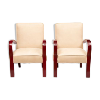 Pair of Art Deco armchairs