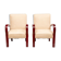 Pair of Art Deco armchairs