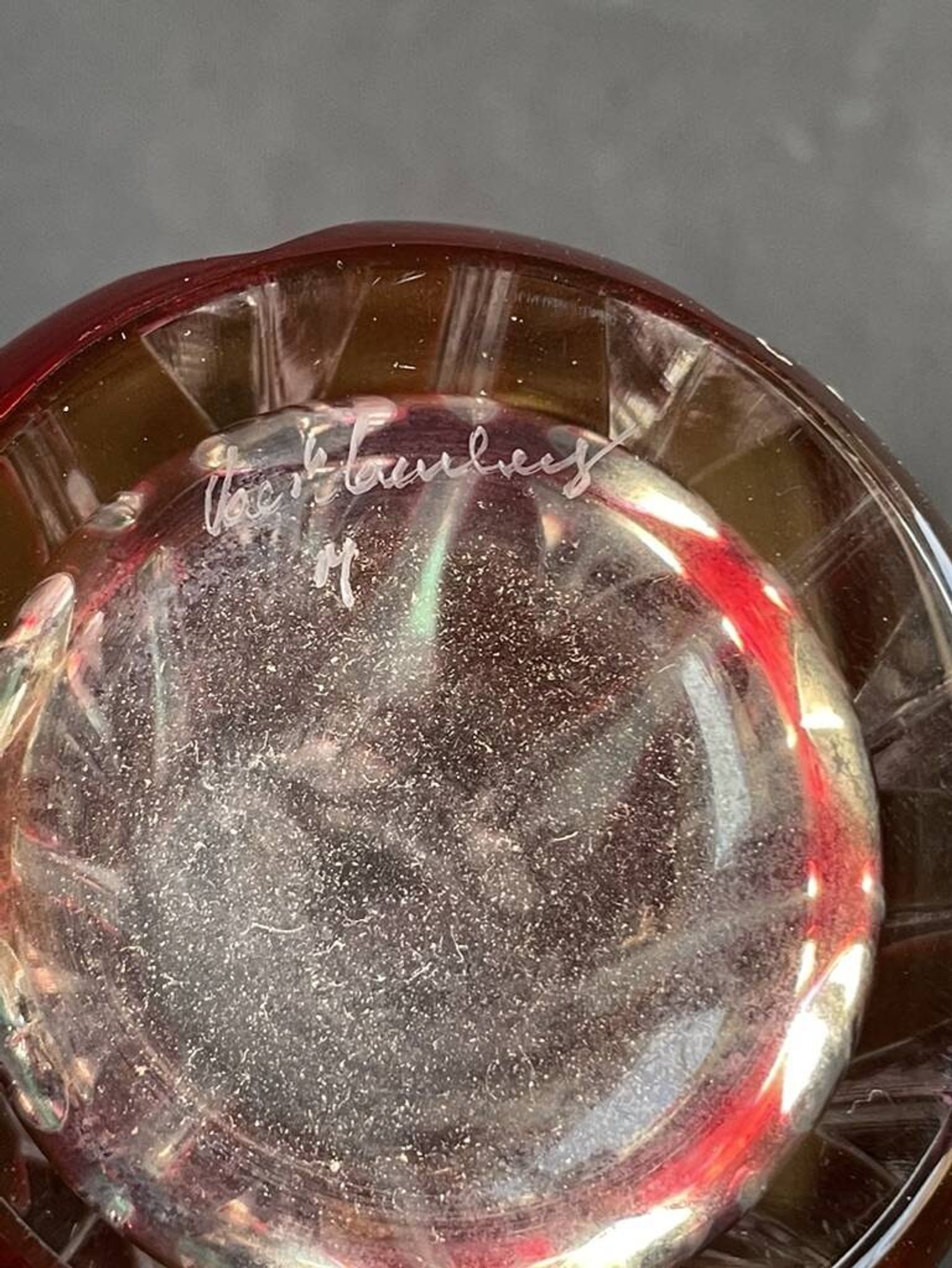 Teniers Vase – Val Saint Lambert Crystal Factory