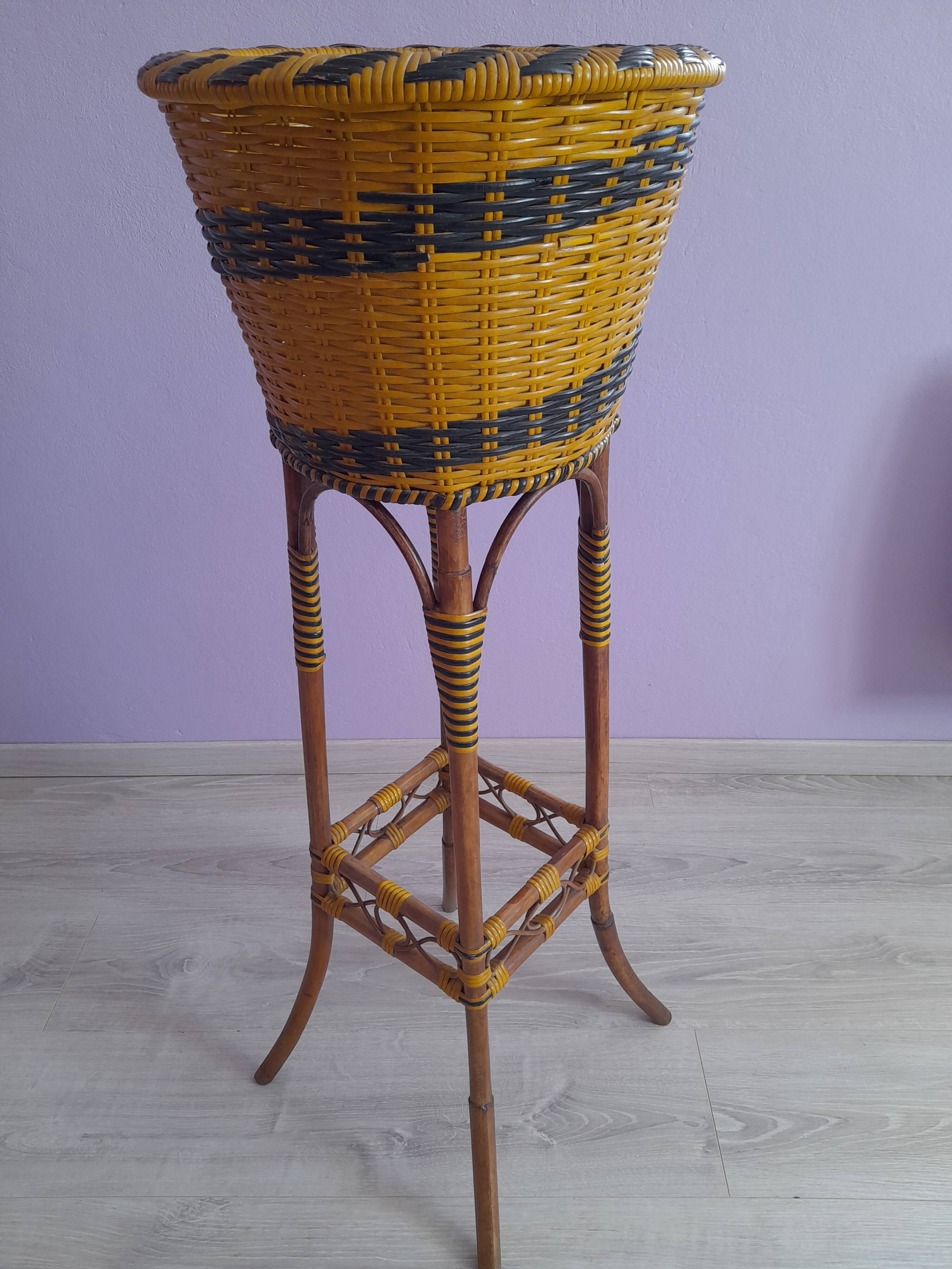 Vintage pedestal planter