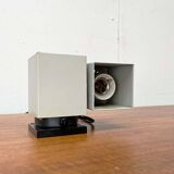 Mid-century minimalist cube wall table lamp 6015 by Kaiser, 1960