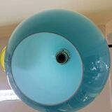 Pair of vintage ball pendant lights circa 1970