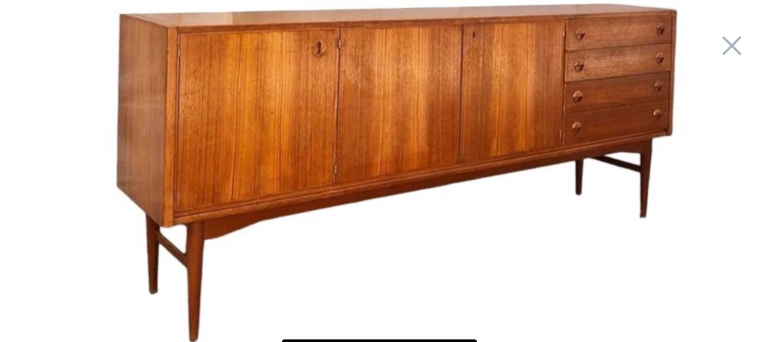 Vintage Scandinavian teak sideboard