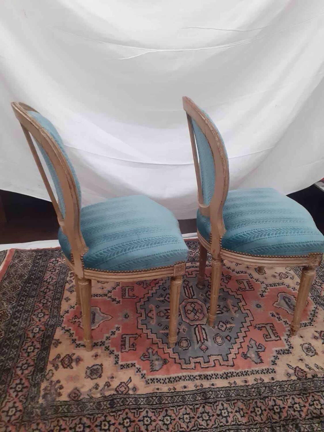 Louis XVI style medallion chair