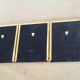 Brass frame triptych 1970