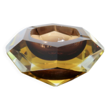 Cendrier Sommerso Murano, design d'Alessandro Mandruzzato, années 70