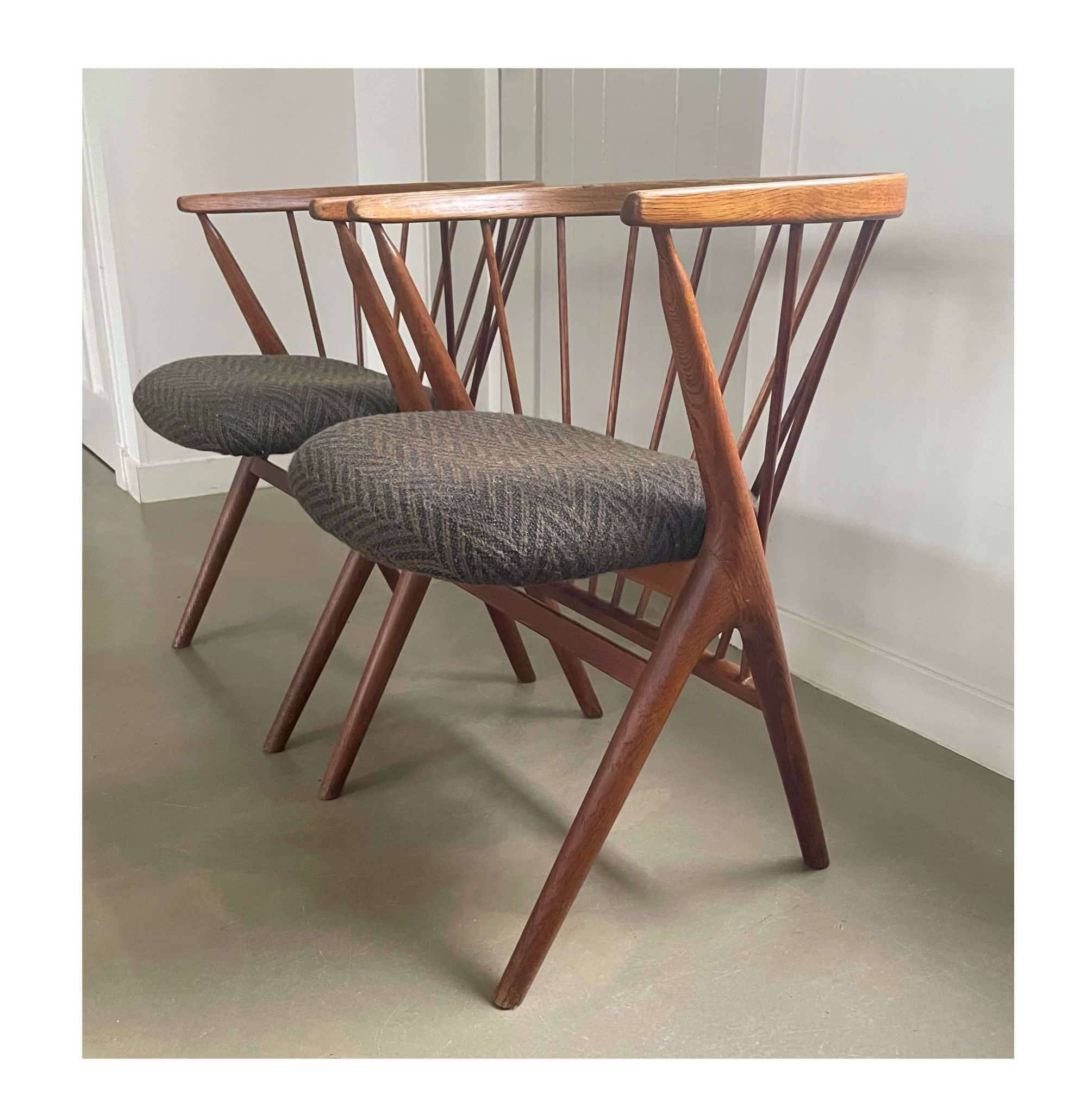 Set of 2 chairs, Helge Sibast chair no. 8, Sibast, Denmark, 1950s