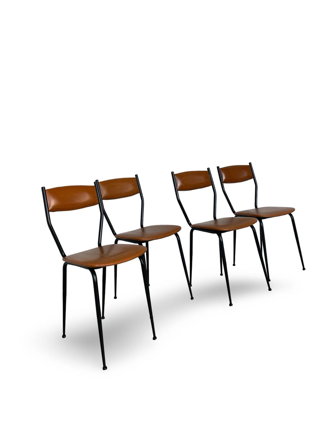 Chaises italiennes du milieu du siècle, années 1960.