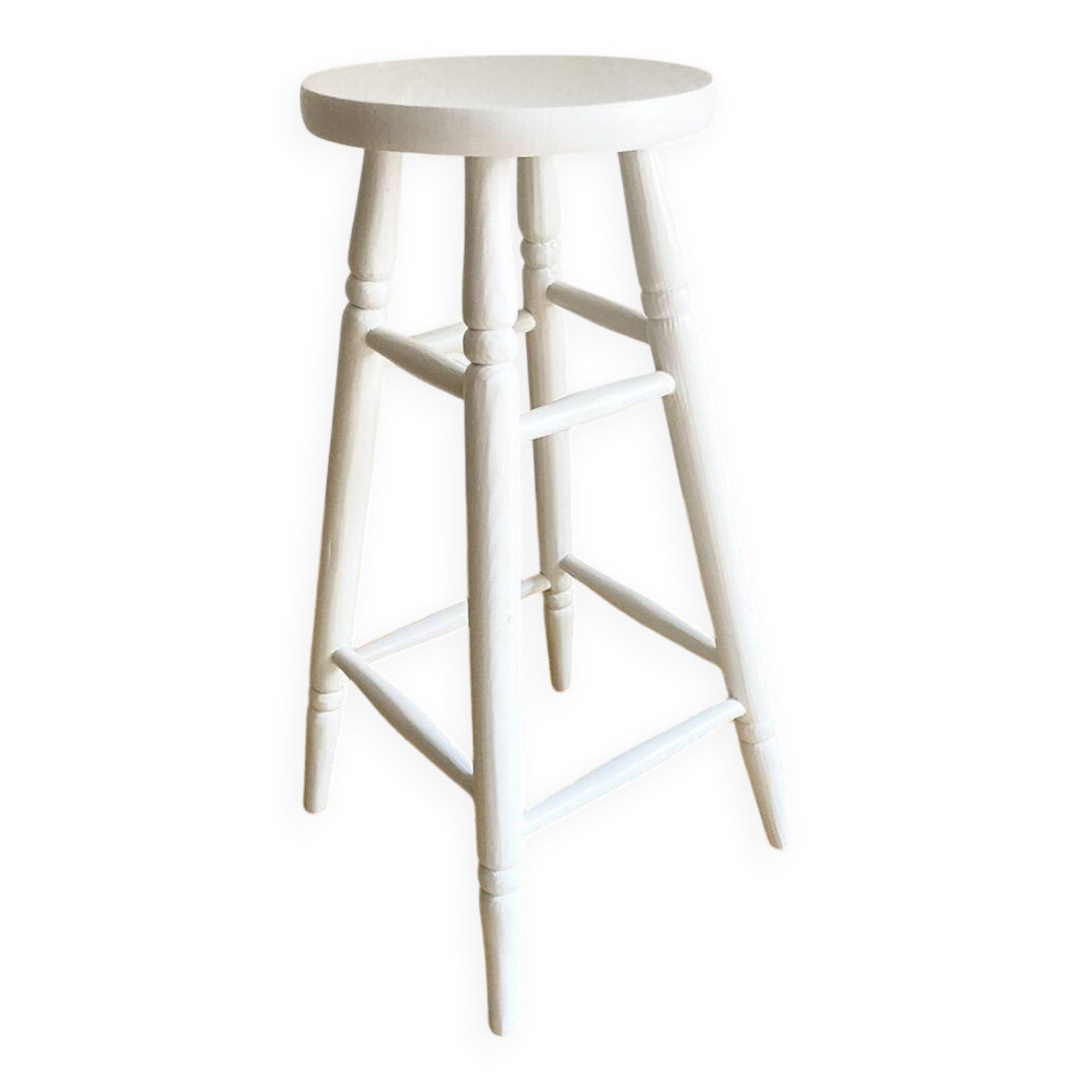 Antique solid wood stool