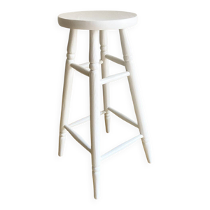 tabouret ancien en bois