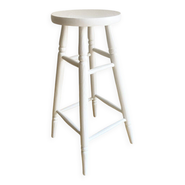Tabouret ancien en bois massif — Beyit