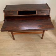 Scandinavian rosewood secretary desk by Arne Wahl Iversen