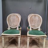 Suite of 4 Louis XVI style chairs