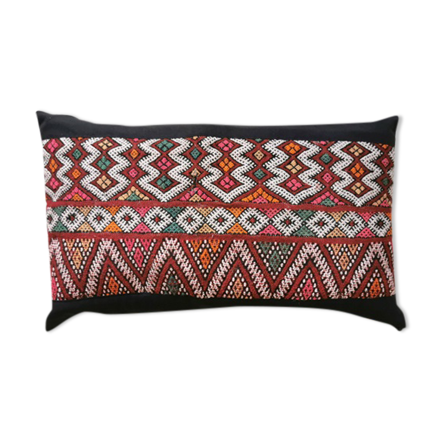 Cushion cover with Berber wool kilim