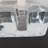 Vintage crystal plate warmer