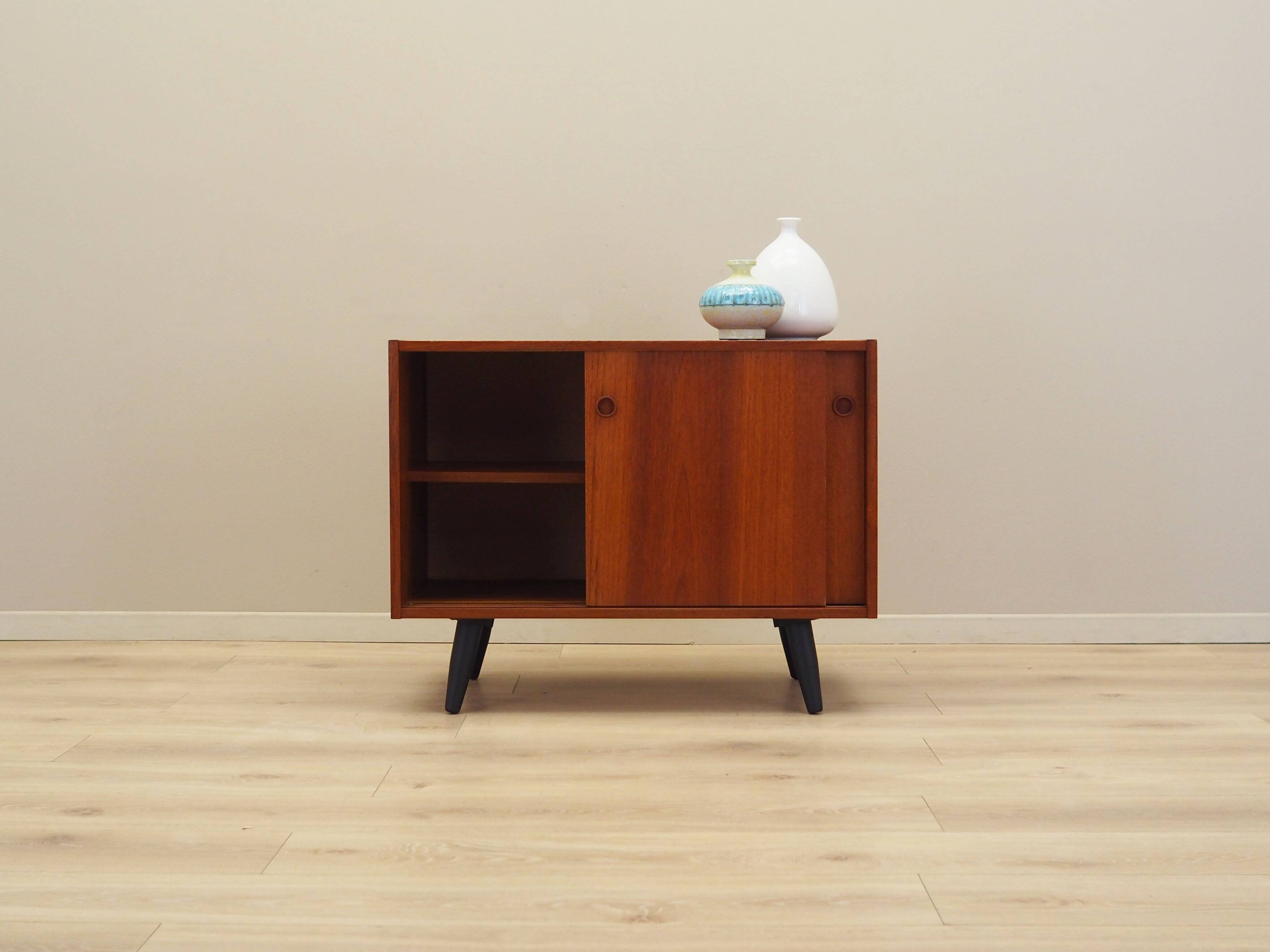 Teak cabinet, Danish design, 1970s, production: Denmark