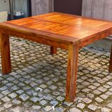 Extendable dining table in solid acacia 190cm