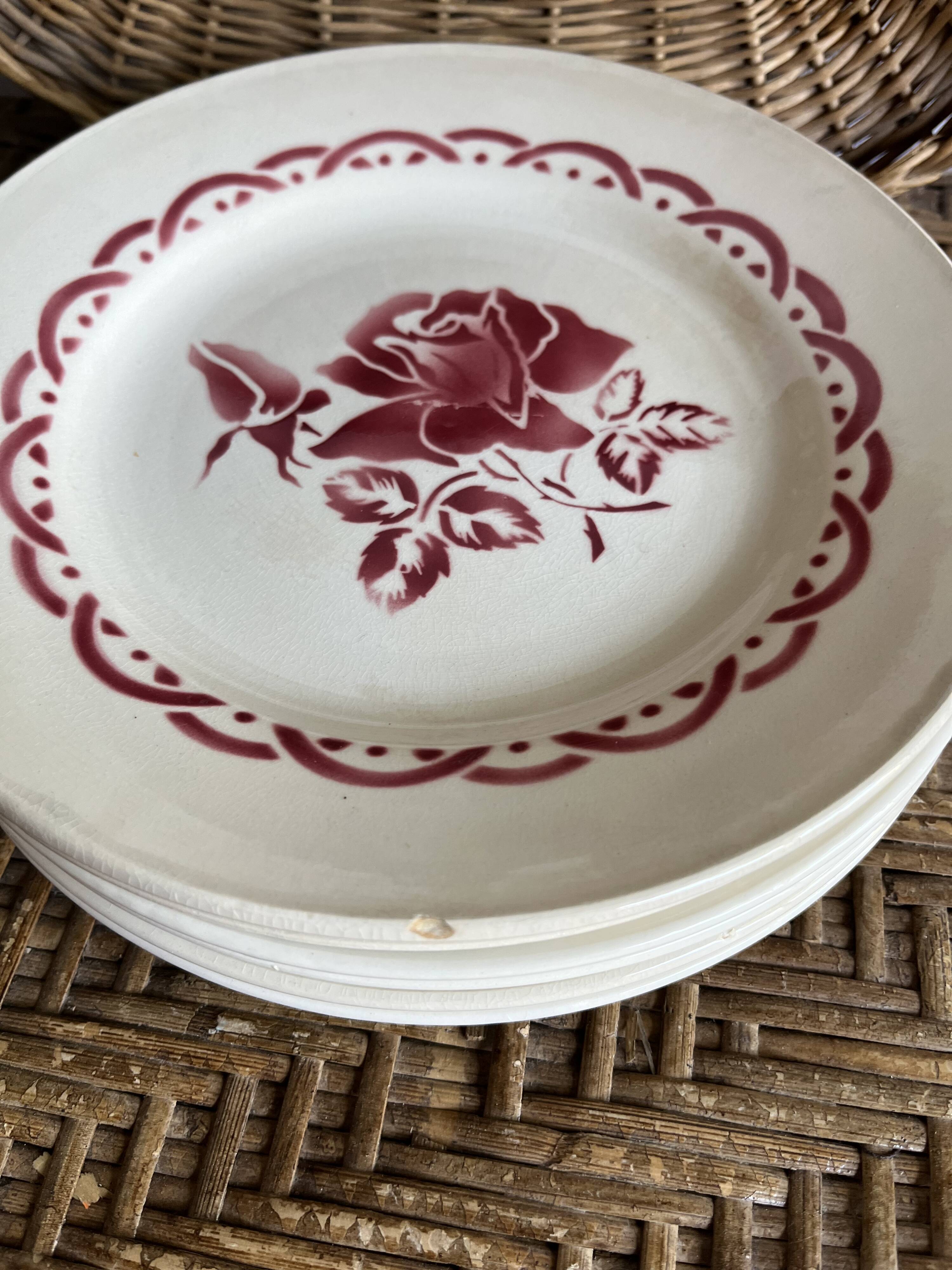 Digoin plates series Michel x12