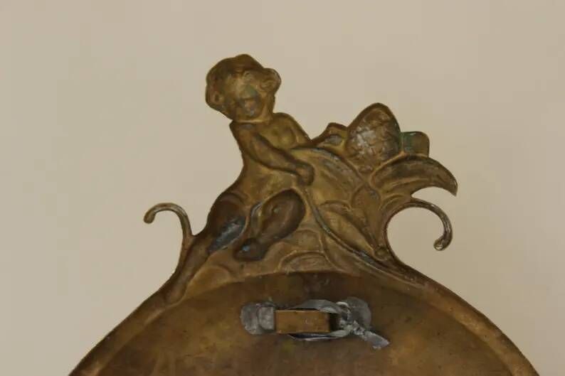 Pair Of Mid Century Swedish Brass Sconces