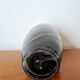 Black and gold glass vase in Murano style