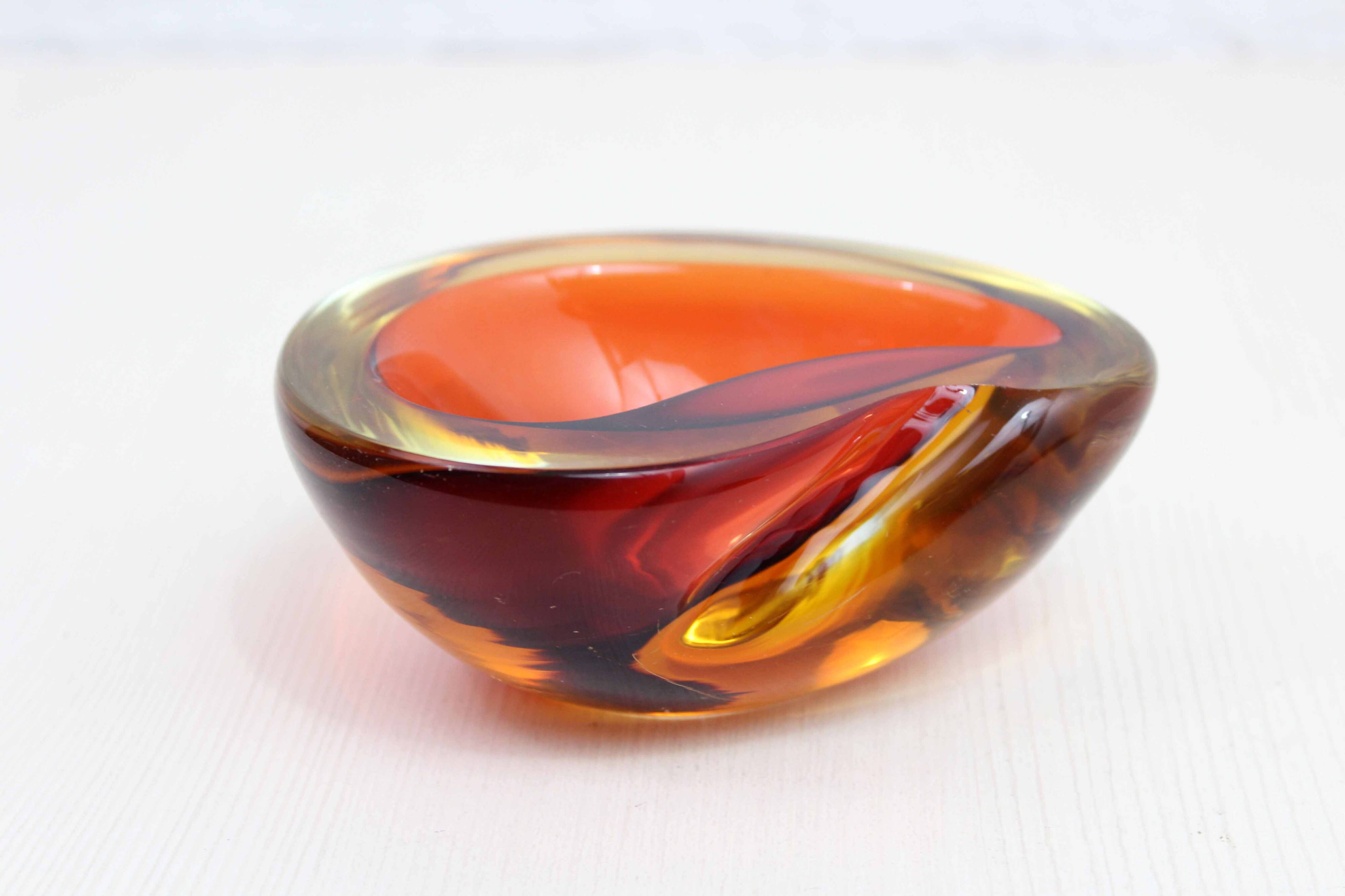 Murano glass ashtray