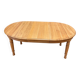 Table ovale en merisier naturel