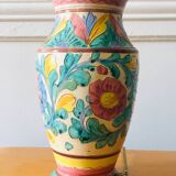 Majolica Italy ceramic lamp base