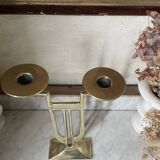 Art Deco chandelier in solid brass