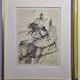 Numbered lithograph after Toulouse-Lautrec - "Panel Work Through a Hoop", 1952