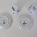 Pair of Blue Flowers Royal Copenhagen cups