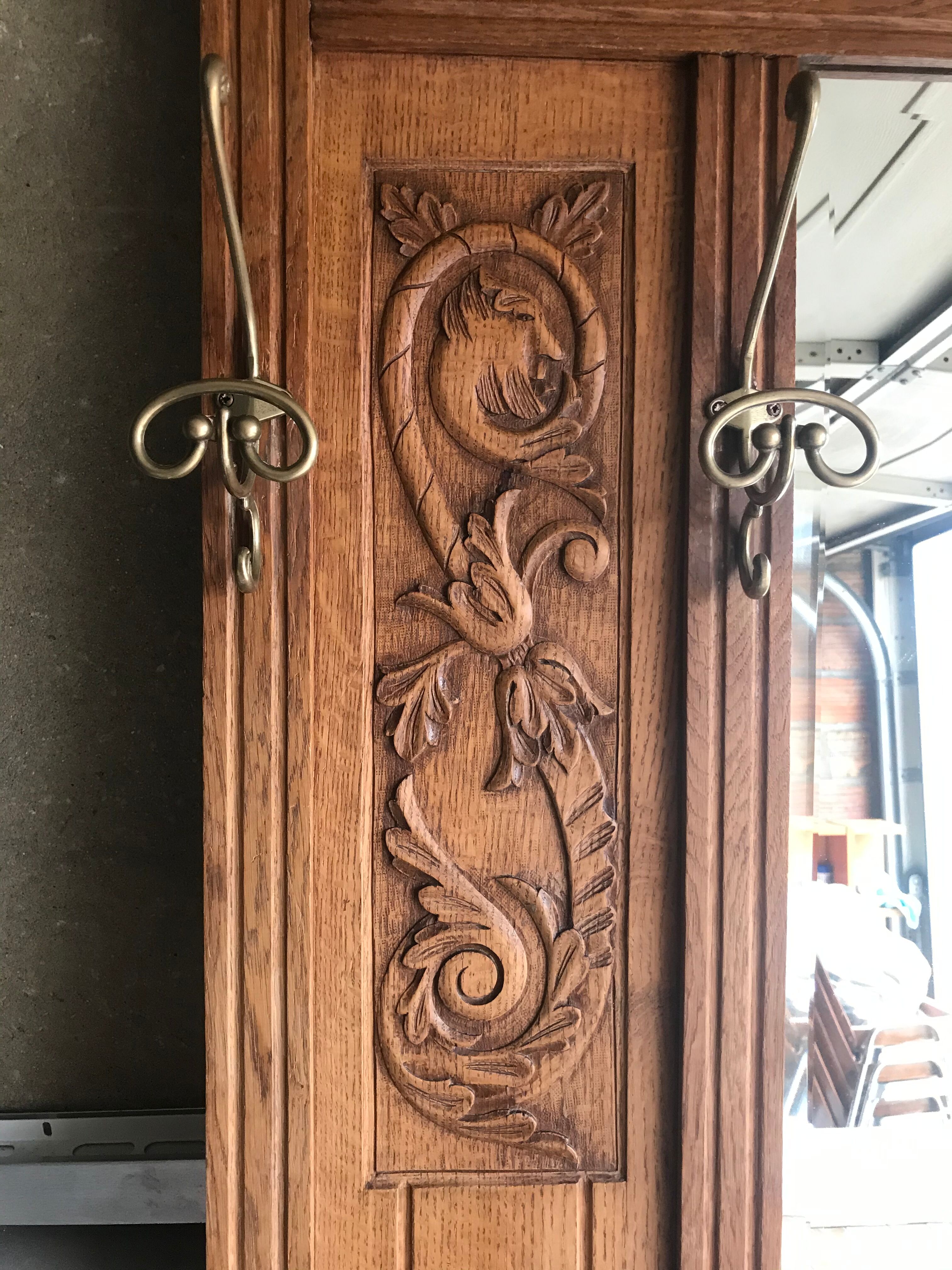 Art Deco coat holder