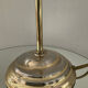Lampe vintage des années 70 en laiton et opaline