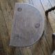 Lot de 3 tabourets tripodes en bois tourné